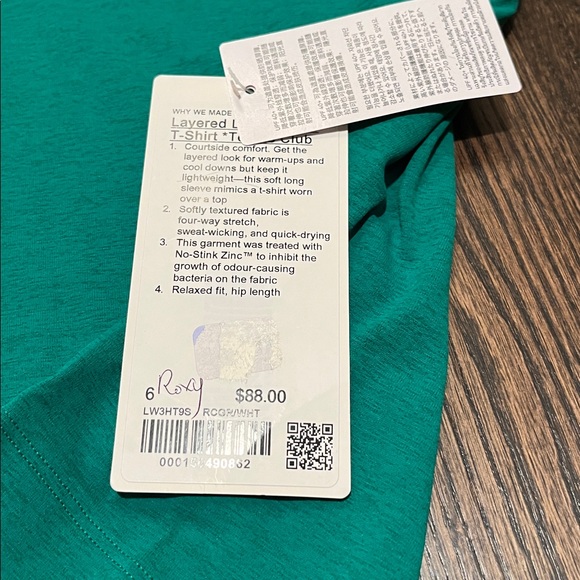 Lululemon NWT Layered Long Sleeve Tennis Club T-Shirt - Picture 7 of 10
